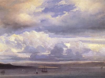 Johann Jakob Ulrich Clouds over the Sea (nn02)